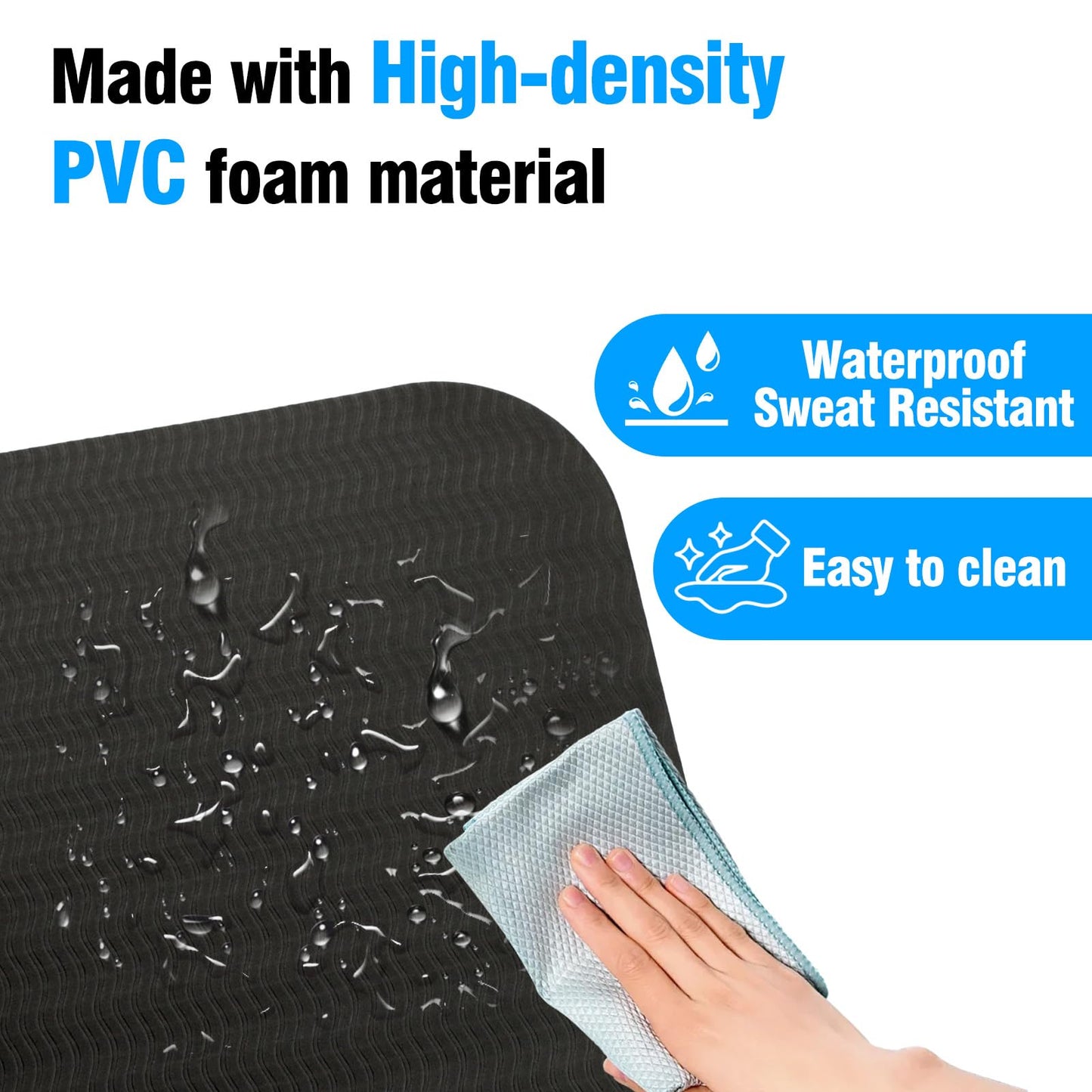 Foldable Walking Pad Treadmill Mat, Floor Protection Pad, Exercise Mats for Home Workout, Protect Floors, Noise Reduction, Prefect for Walking Pad Treadmill for Home, Non Slip, Anti Vibration