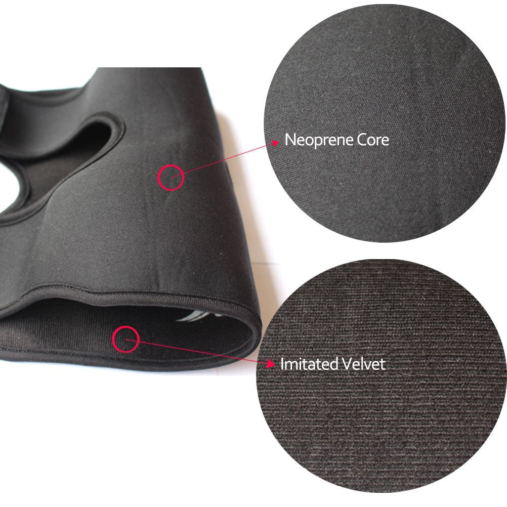 Creatrill Reusable Hot Cold Therapy Ice Bag Pack (9") Neoprene Core Wrap with Elastic Strap, Portable Moist Heating Brace First aid Ice Compression Sleeves Pain Relief Pad