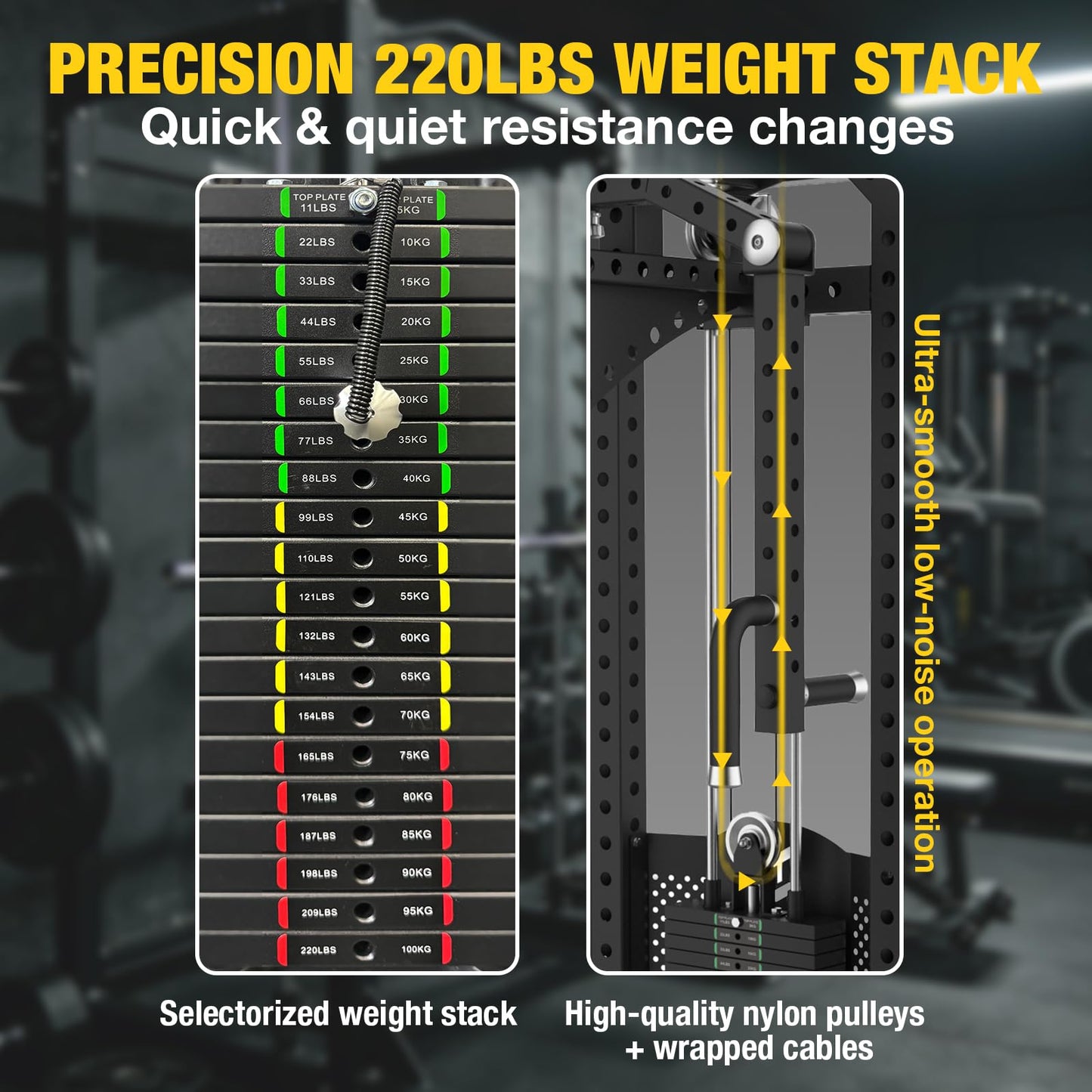 PEC Deck Rear Delt Fly Machine - Dual Function Chest & Rear Delt Strength Trainer, Adjustable Seat & Handles for Home Gym or Commercial Use, 220 lbs Weight Stack