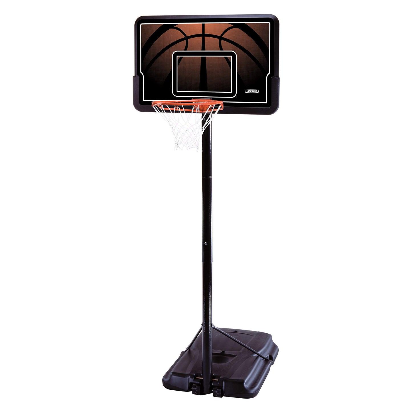 Lifetime Portable Outdoor Basketball Hoop, 44 Inch Backboard, 7.5-10 Ft Telescoping Adjustable Height System