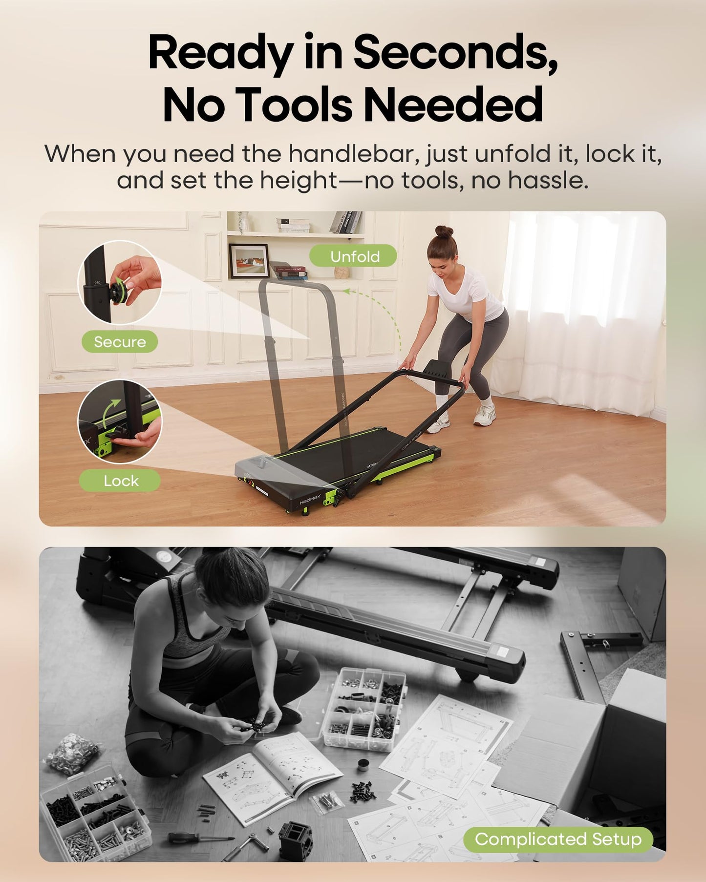 Walking Pad Treadmill with Incline and Handle Bar,3.0HP Under Desk Walking Pad with Adjustable Handlebar Compact Treadmills with Magnetic Remote Control for Home Office,300LBS Capacity