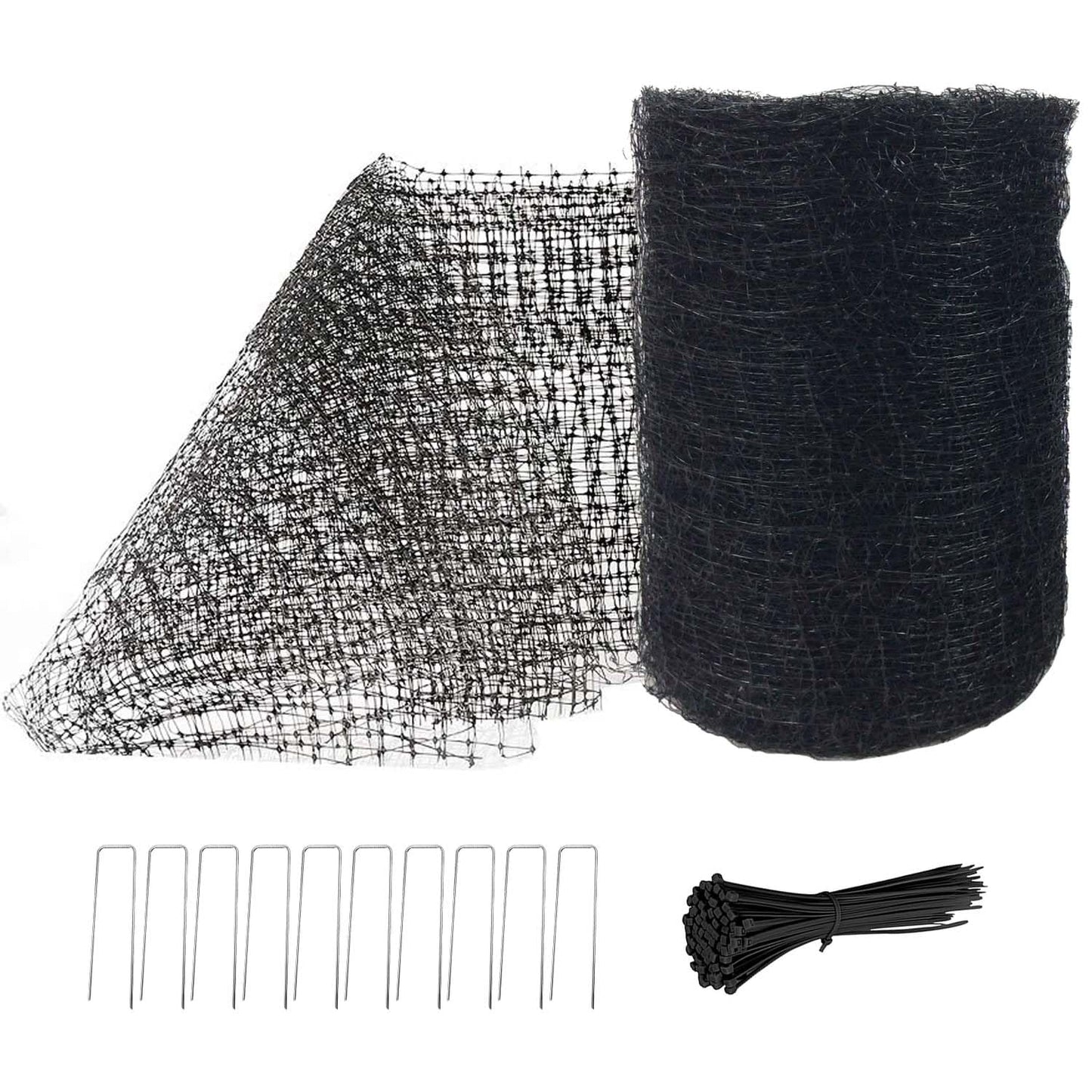 Feitore Deer Fence Netting, 7 x 100 Feet Anti Bird Deer Protection Net Reusable Protective Garden Netting for Plants Fruit Trees Vegetables Against Birds and Other Animals