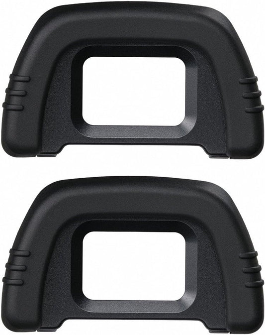TUYUNG [2 Pack] DK-21 D7000 D750 D610 D600 D300 D200 D100 D90 D80 D70 D70s CEARI Rubber Eyecup Eyepiece Viewfinder