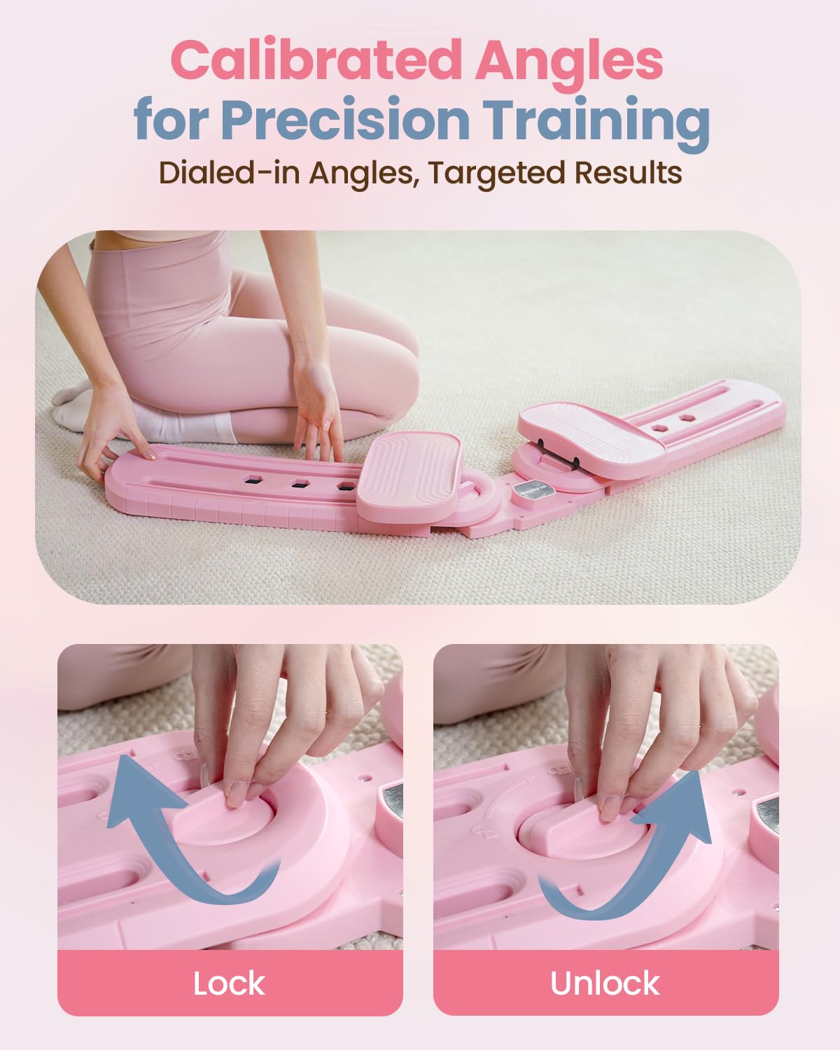kisnbld Ski Machine, 3-in-1 Foldable Ski Trainer for Women, Pelvic Floor & Core Strengthener, Adjustable Full Body Workout Equipment for Home, Toning & Postpartum Recovery with Push-Up Grips