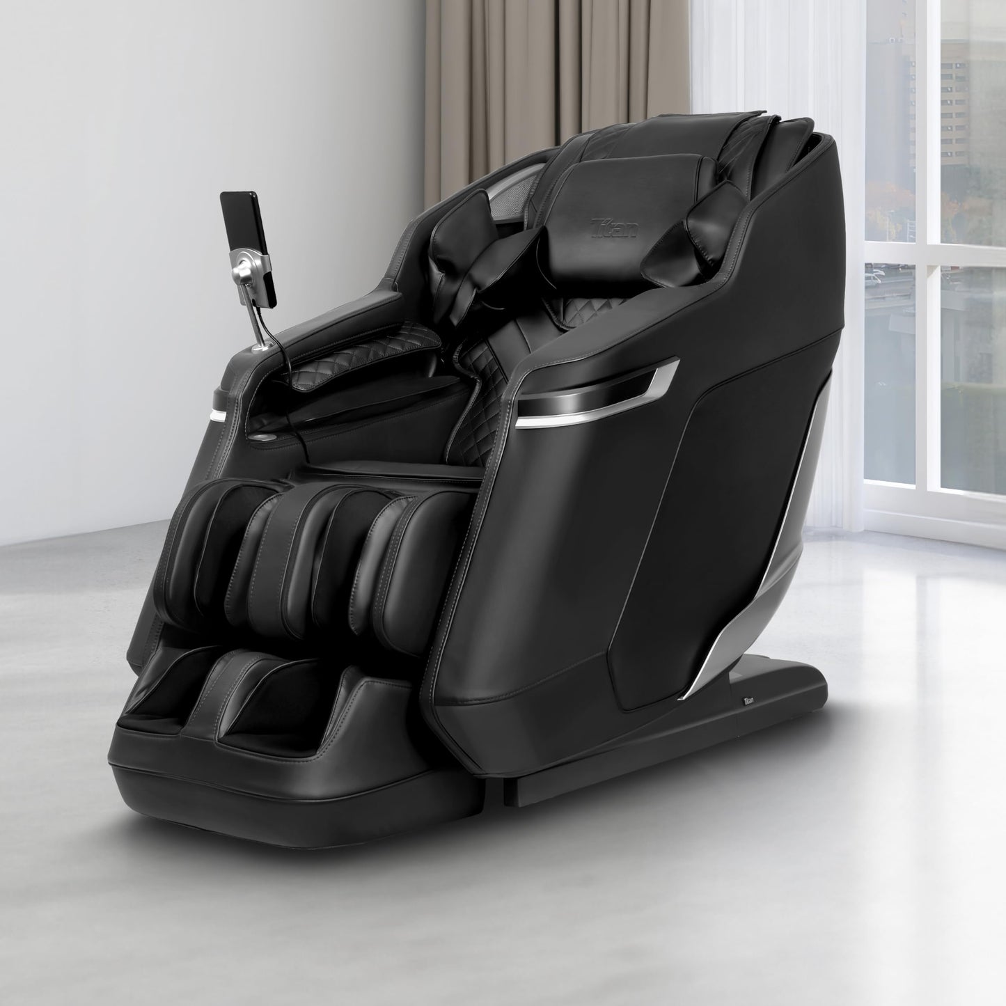 Osaki 2026 4D Ion l Full Body Massage Chair l 4D Massage Mechanism l Voice Control l 24 Auto Massages l SL-Track l Zero Gravity l Space Saving l Touchscreen Controller l Bluetooth Speaker (Black)