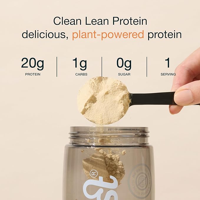Nuzest - Pea Protein Powder - Clean Lean Protein, Premium Vegan Plant Based Protein Powder, Dairy Free, Gluten Free, GMO Free, Naturally Sweetened Protein Shake, Real Coffee, 1 Serving, 0.9 oz