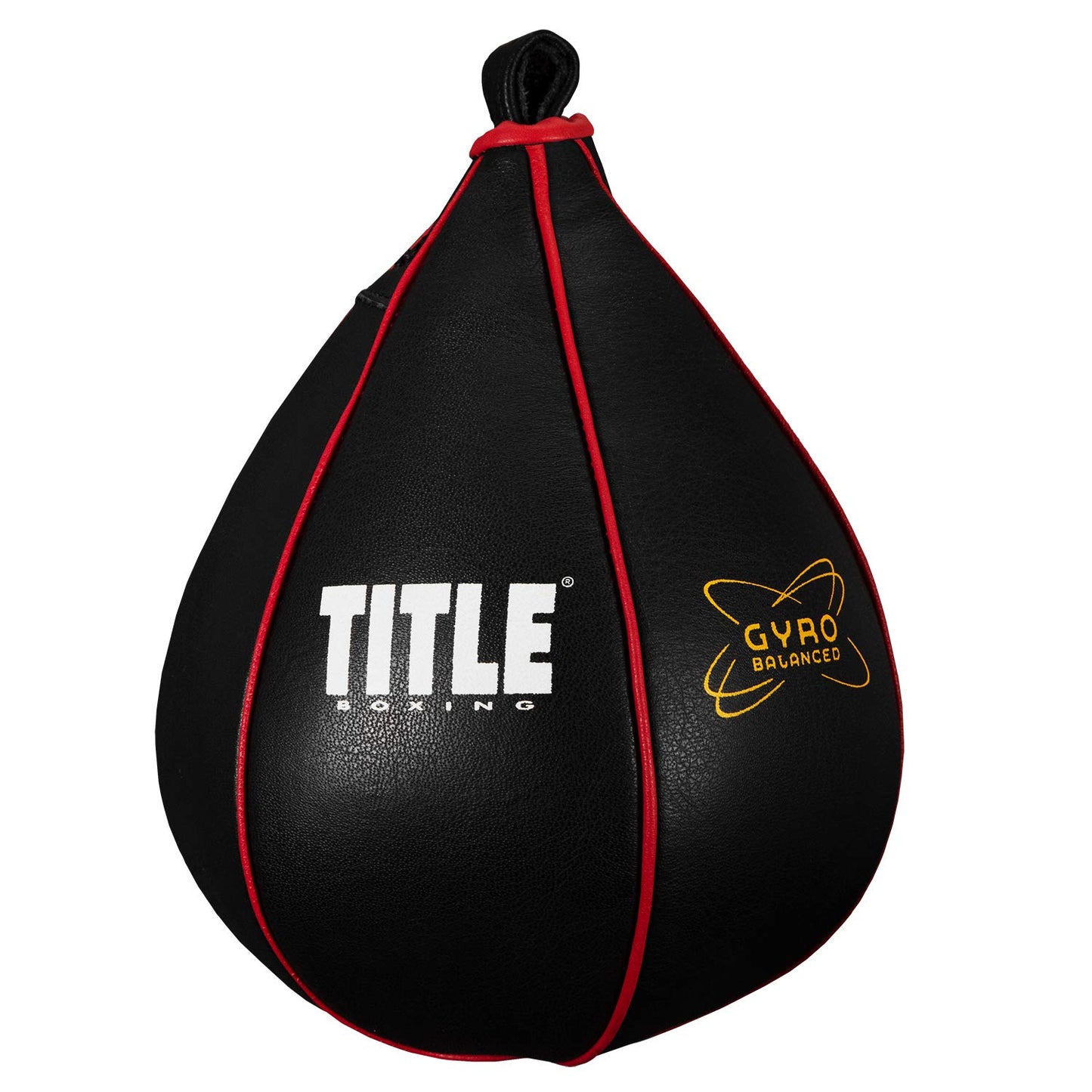 TITLE Boxing Gyro Balanced Speed Bags, Black, Small