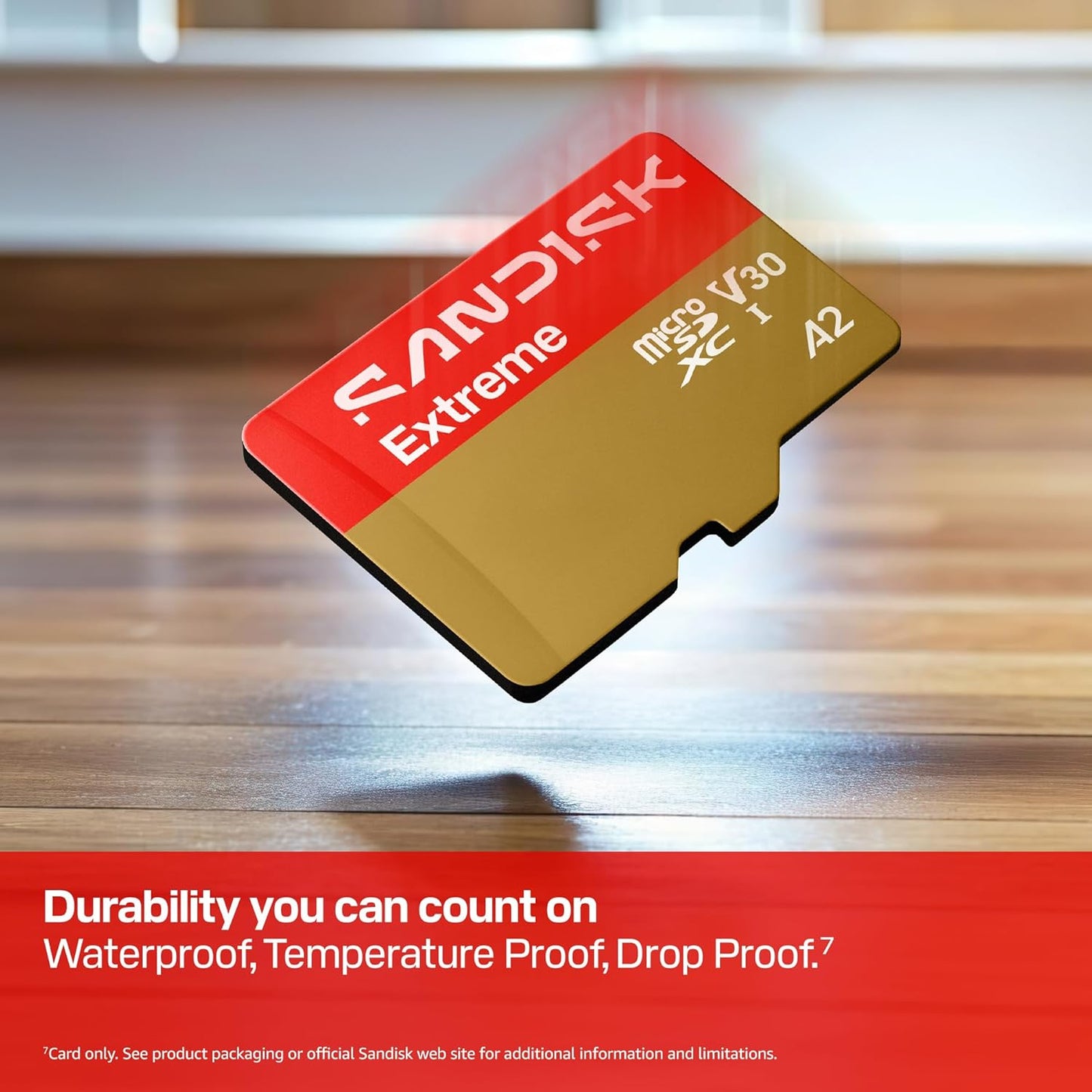 Sandisk 128GB 245MB/s 120MB/s 5.3K 4K SDSQXH9-128G-GZ6MA Extreme microSD UHS-I Card - Up to Read Speed and Write Speed