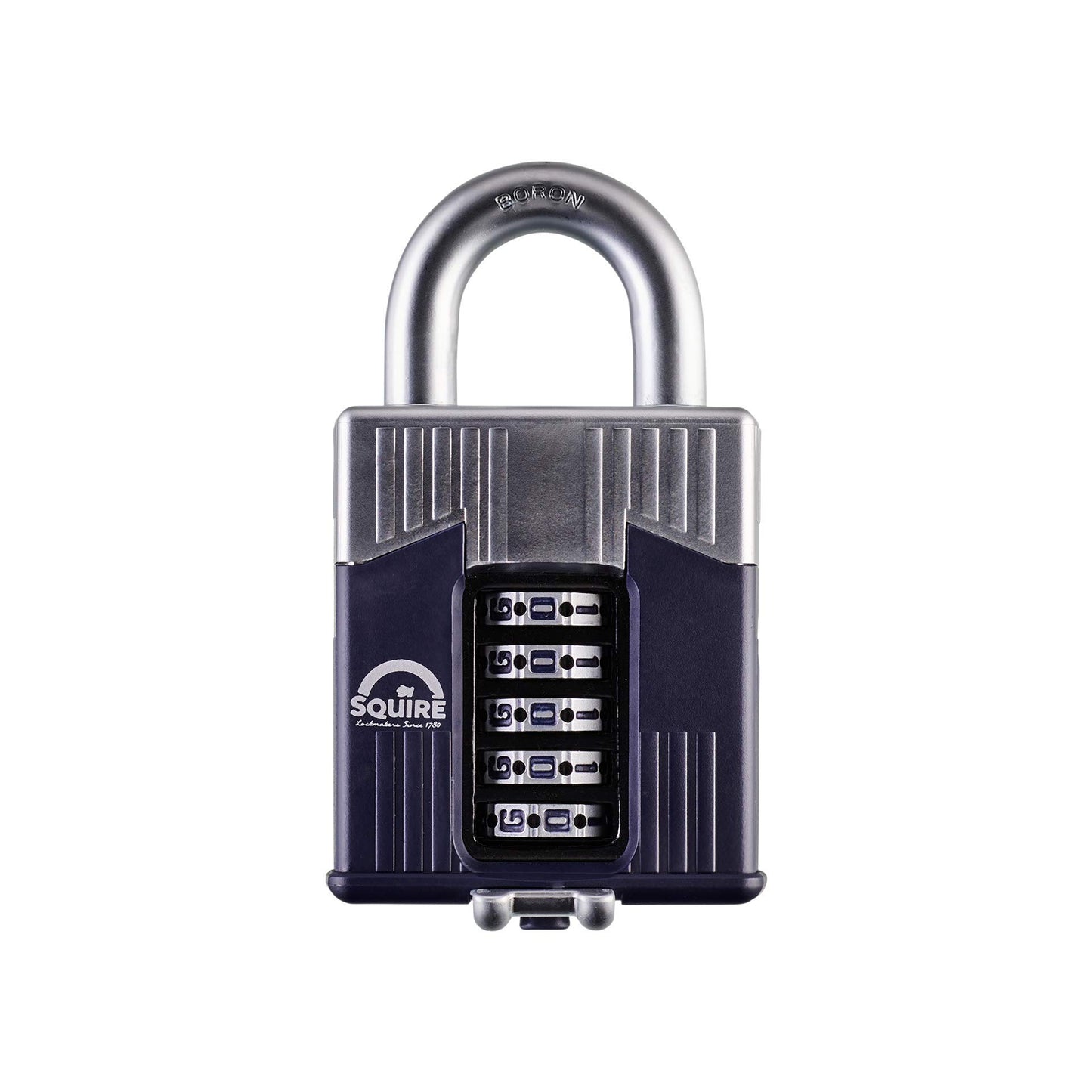 Henry Squire Warrior 5 Wheel Open Shackle Combination Padlock, 65 mm (Length)
