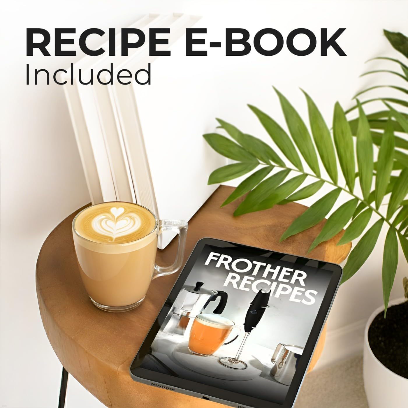 Zulay Kitchen Rechargeable Milk Frother - 3 Speeds & 3 Whisk Attachments - USB Charging for Lattes & Cappuccinos - Cream Copper