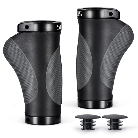 Bike Grips Rubber Ergonomic Antislip Handlebar Grips for MTB Bicycle Mountain