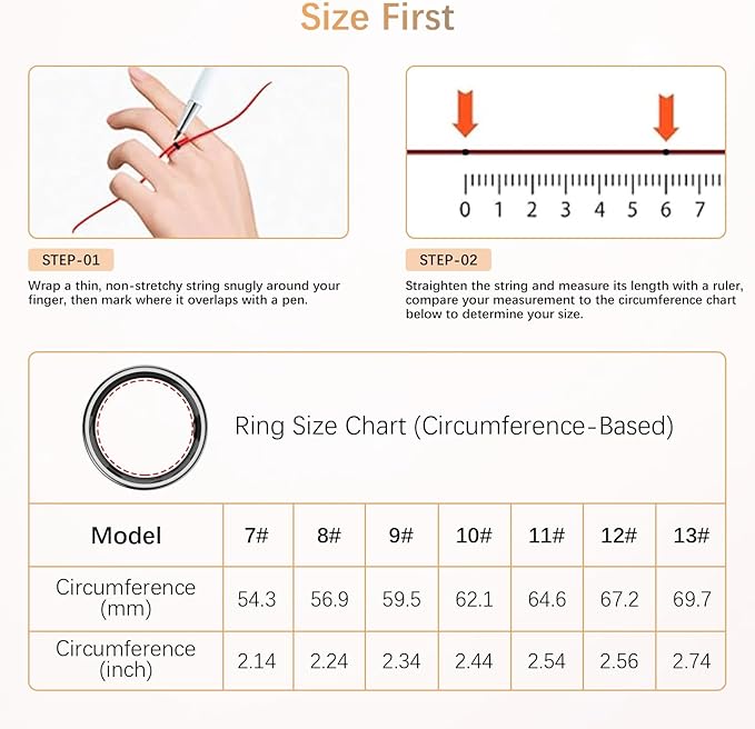 Fit Ring, Smart Health Rings for Women Men with Heart Rate,Blood Oxygen,HRV,Stress Level, Sleep Monitor, Step Tracker, No Subscription Fee, IP68 Waterproof Smart Ring for iphone &Android (Silver, 8#)