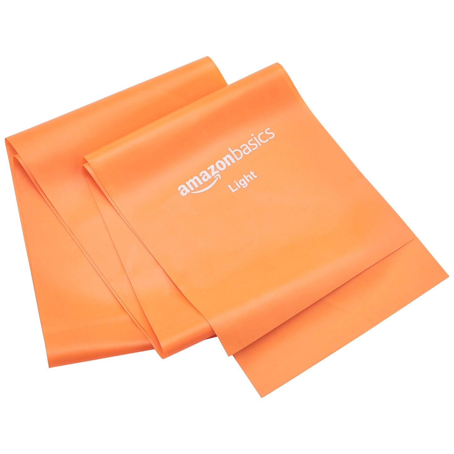 Amazon Basics Resistance Bands for Stretching, Strength Training and Exercise, Set of 3, Orange/Green/Pink