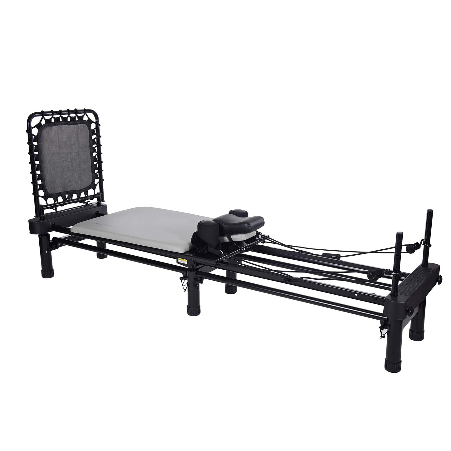 Stamina Pilates Reformer, Home Workout Equipment, AeroPilates 701 Premier, Gray - Portable Exercise Machine for Strength and Fitness Training - Multifunctional Gym Workouts for Men and Women