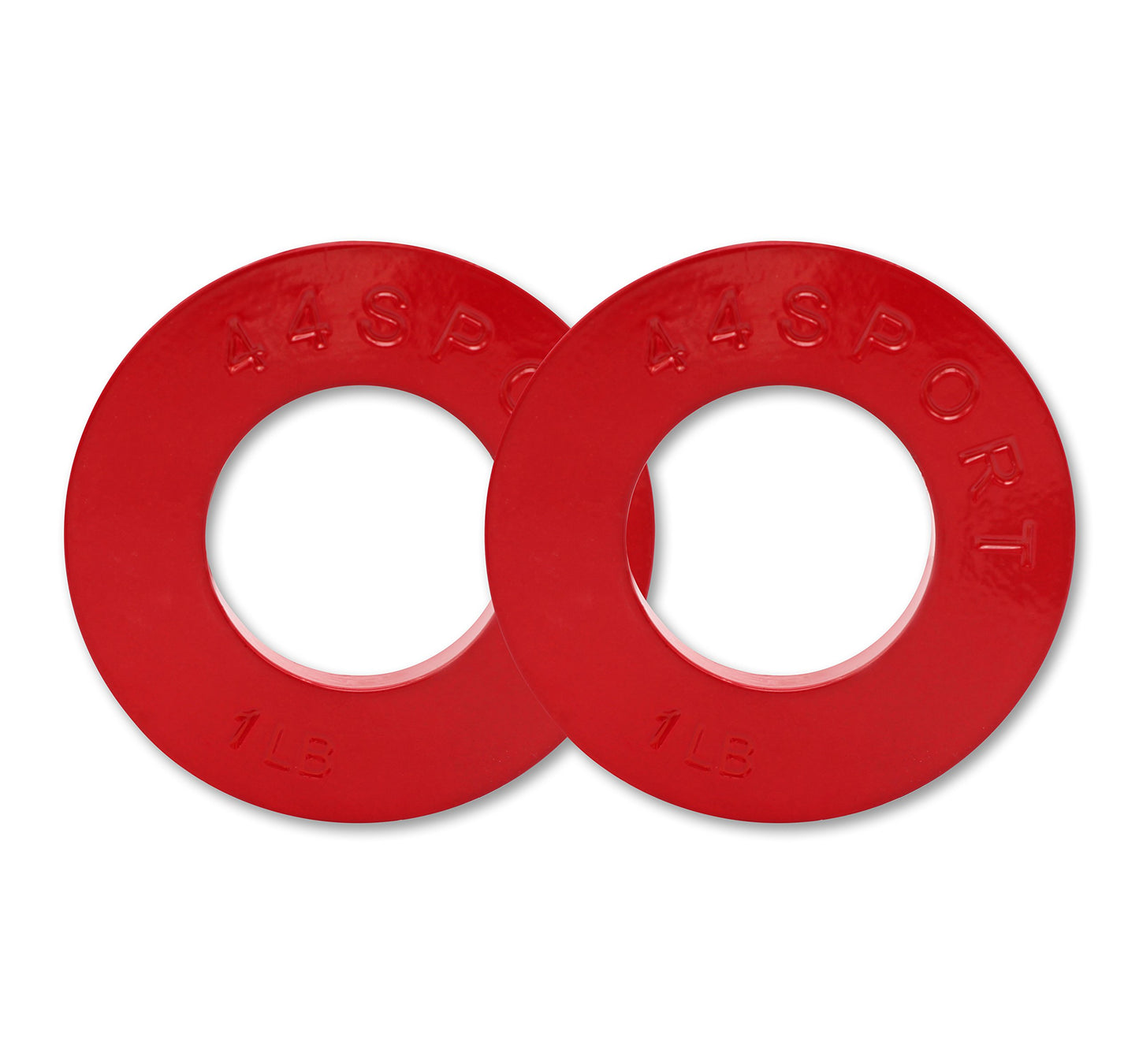 44LLC 44SPORT Olympic Fractional Plates -Pair of 1/4, 1/2, 3/4, 1 lb Weights (8 Plates. Total Weight: 5lbs)