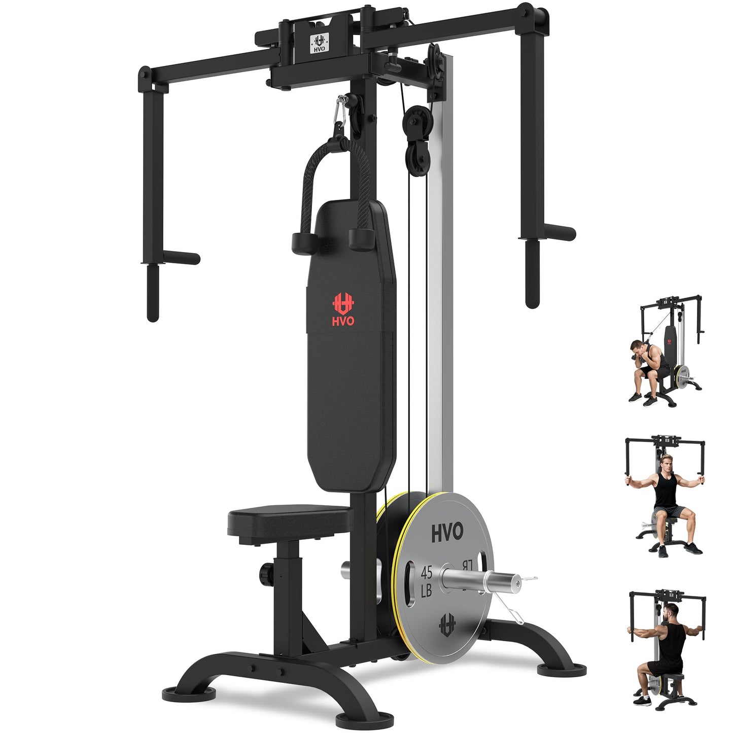 Chest Fly Machine PEC Deck: Fly and Reverse Delt Machine Adjustable Upper Body Home Gym Ab Workout Butterfly Machine for Chest, Back, Pectoral, Rear Deltoid and Shoulder Training Black