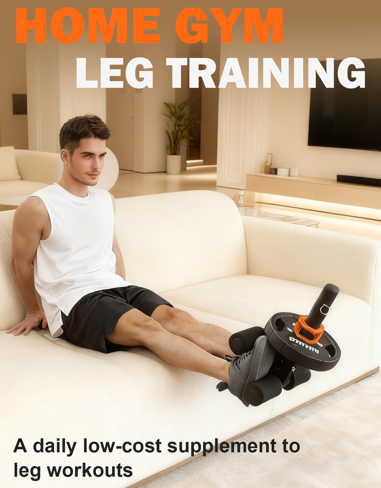 Fitarc Tib Bar, Tibialis Trainer, Tibia Dorsi Calf Raise Machine, Knees Over Toes Equipment for Strengthening Calves/Shins/Ankles, Black, Fits 1" Olympic Weight Plates