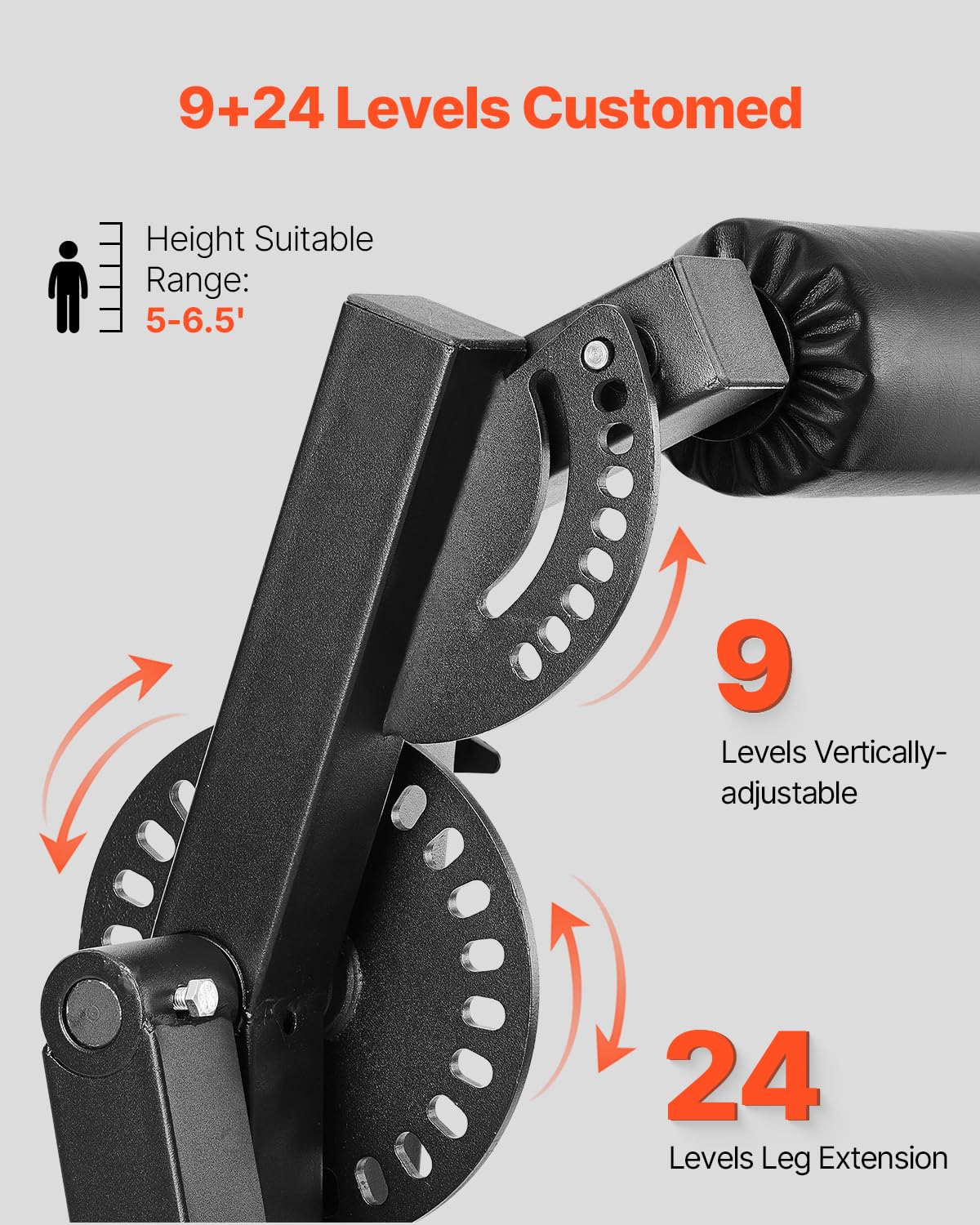 VEVOR Leg Extension and Curl Machine, 700 lbs Capacity Lower Body Special Leg Machines, Adjustable Leg Exercise Bench, Leg Rotary Extension for Thigh, Home Gym Workout Training Weight Equipment
