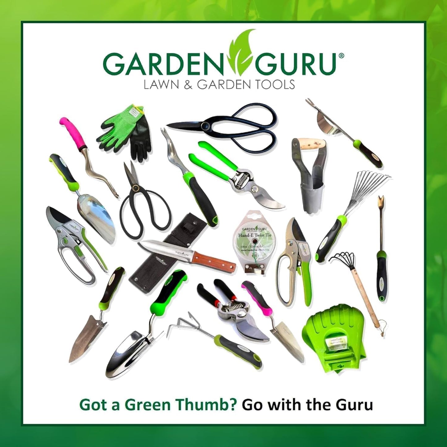 Garden Guru Hand Cultivator Rake Tiller Tool – High Carbon Steel for Ultimate Strength - Rust Resistant – Ergonomic Handle – Great for Gardening Cultivating Loosening Weeding