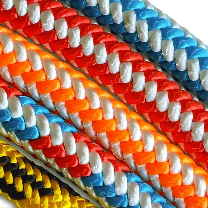 Pelican Arborist-16 Strand 12.7 mm (1/2 inch) Arborist - 7000 lbs Breaking Strength - Static Climbing Rope Used for Arborists - 150 ft - Plain End