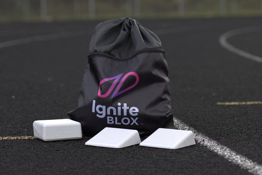 Ignite BLOX Portable Starting Blocks for Track & Field Training | Enhance Speed and Performance | Sprint Trainer