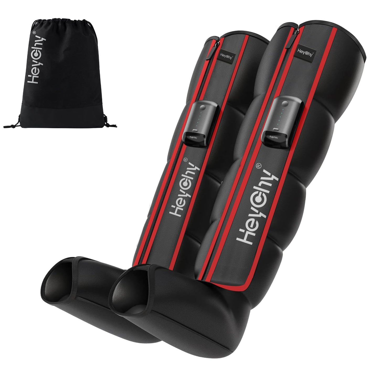 HEYCHY Cordless Leg Recovery Boots, Air Compression Massager System with Sequential Therapy - 5 Pressure Levels for Fast Muscle Recovery, Pain Relief & Circulation - for Athletes, Home Use (Small)