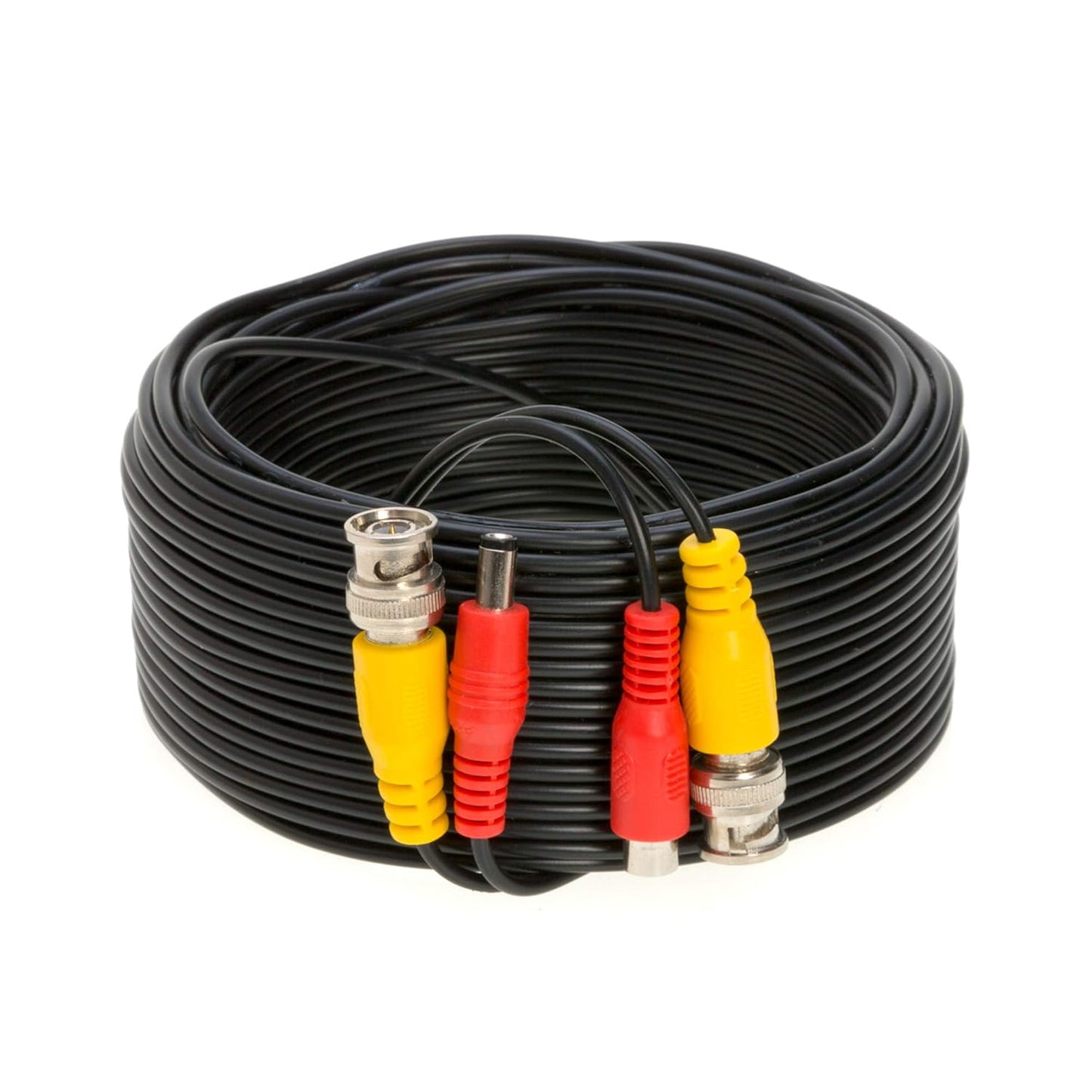 10FT Cables Direct Online Black Premade BNC Video Power Cable Extension Wire for CCTV, Security Camera, DVR