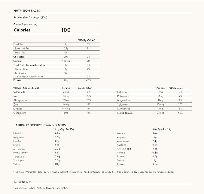 Nuzest - Pea Protein Powder - Clean Lean Protein, Premium Vegan Plant Based Protein Powder, Dairy Free, Gluten Free, GMO Free, Protein Shake, Smooth Vanilla, 100 Servings, 5.5 lb