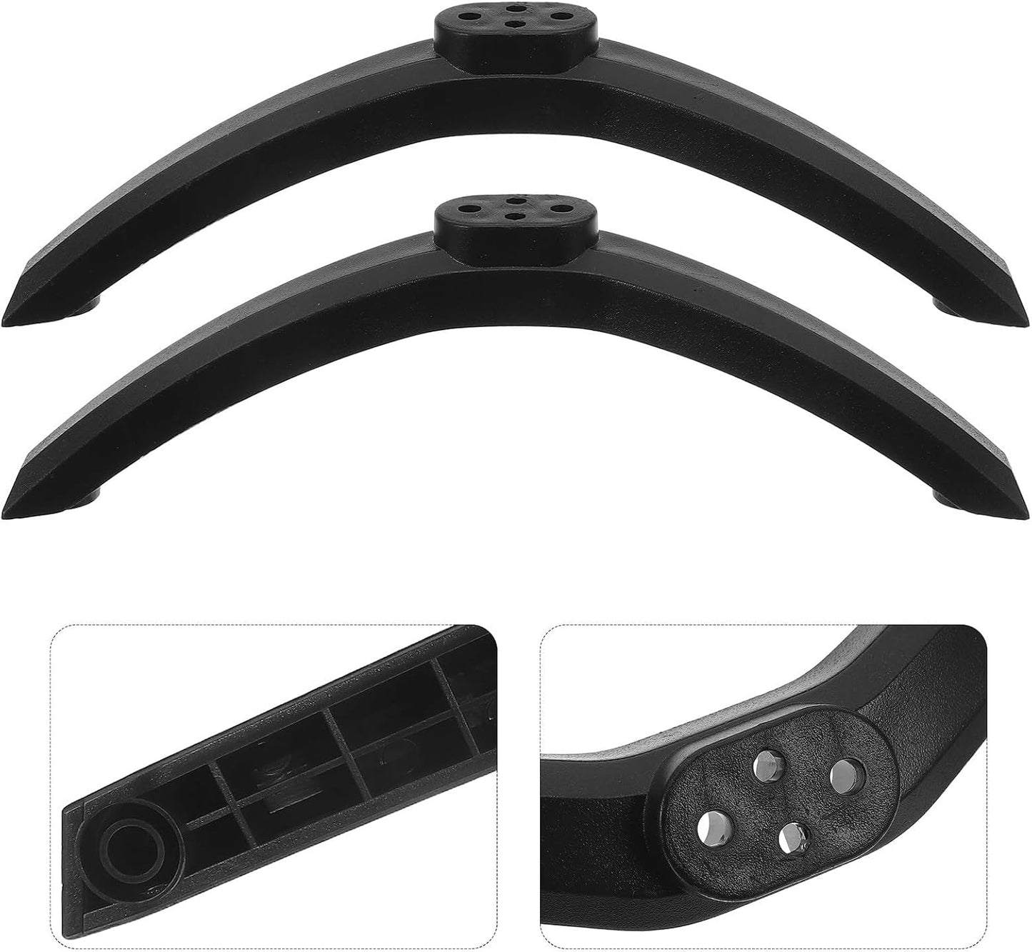 FELTECHELECTR 50 Inch Universal Tv Stand Base Bracket with Screws for LED Screen Televisions Tabletop Tv Pedestal