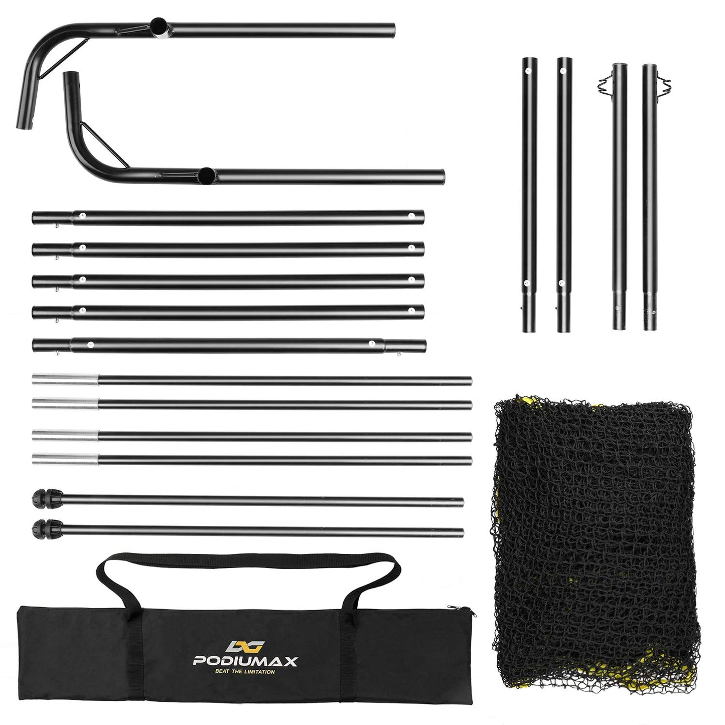PodiuMax Golf Net, 10x7ft Golf Practice Net, Hitting Nets for Backyard Garage, Improve Chipping Putting Pitching, Gift for Men & Golfers