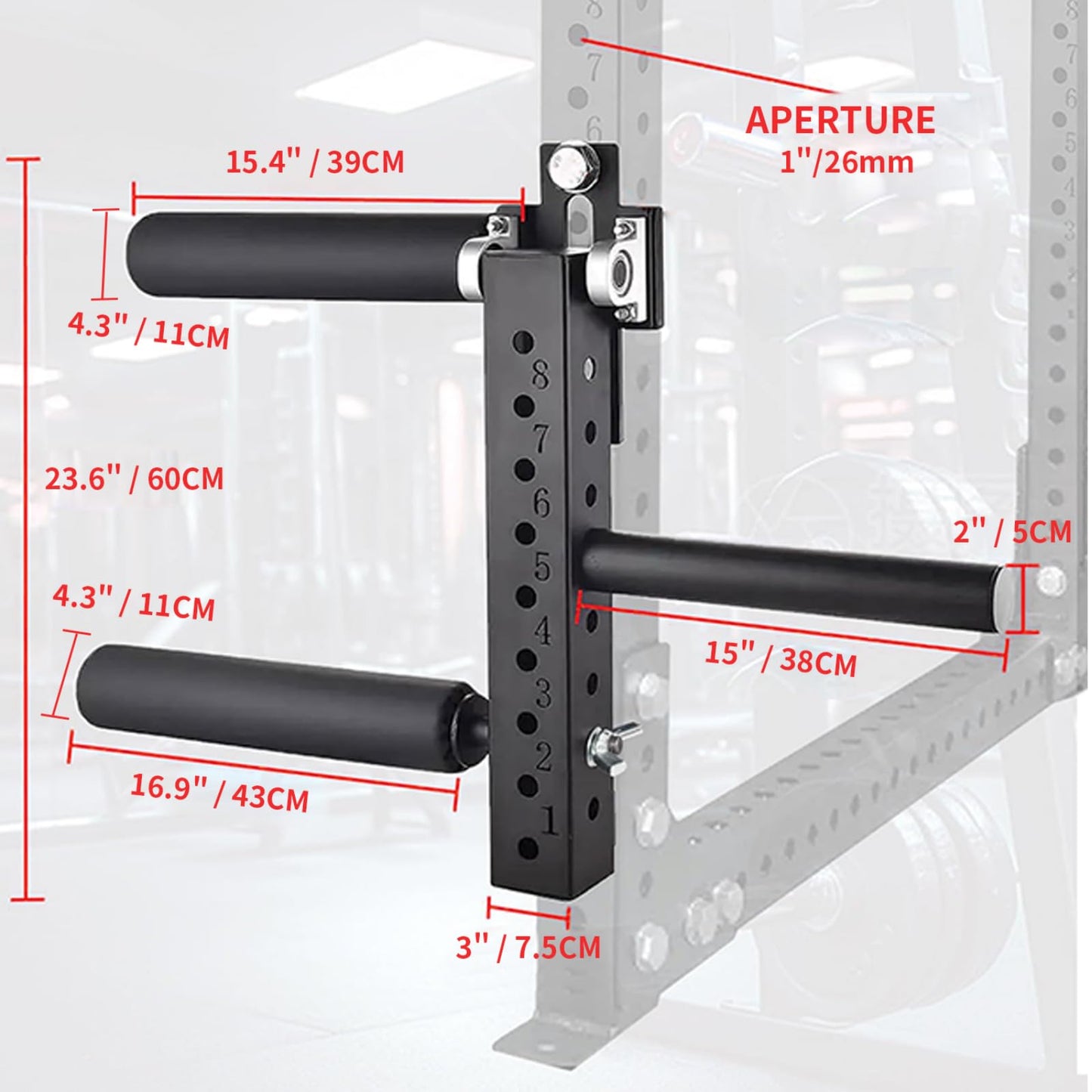 MARLANG Leg Extension and Curl Machine for Power Rack Attachments, Leg Extension Attachment for Home Gym, Leg Curl Attachment for Workout Equipment