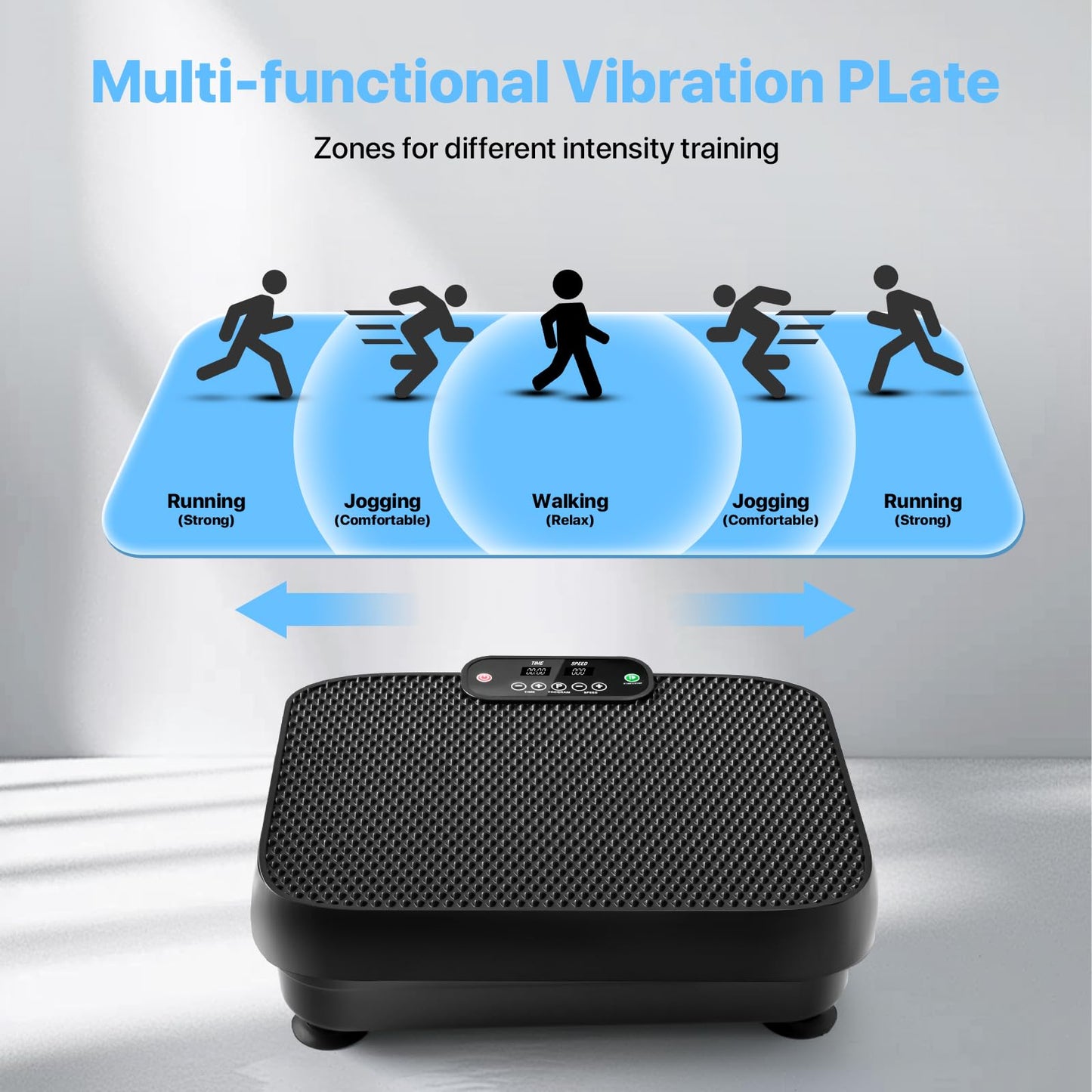 Vibration Plate Exercise Machine for Lymphatic Drainage Weight Loss,Whole Body Workout Vibration Fitness Platform,Mini Shake Plate,Sport Gym Fitness Equipment