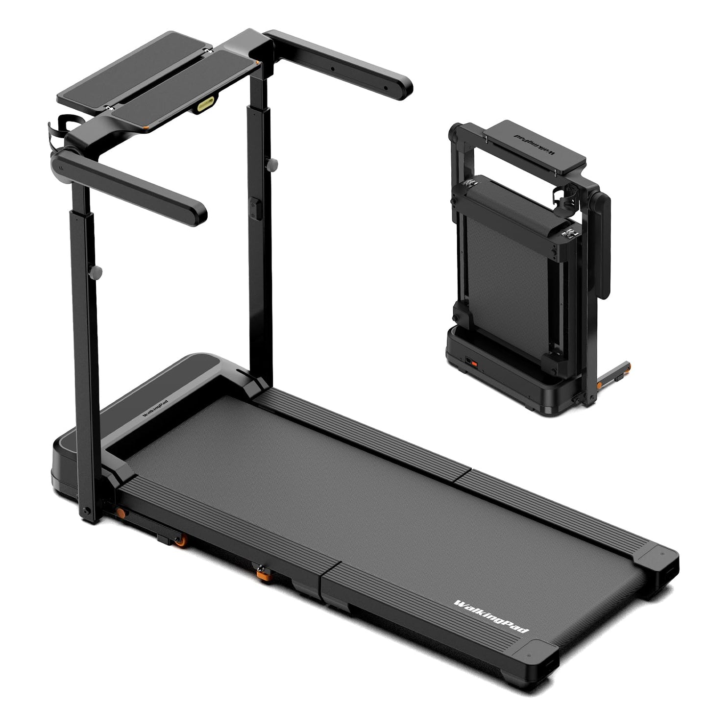 WALKINGPAD MX10 Folding Treadmills for Home, Smart Vertical Fold, LED Display with Adjustable Height Handles