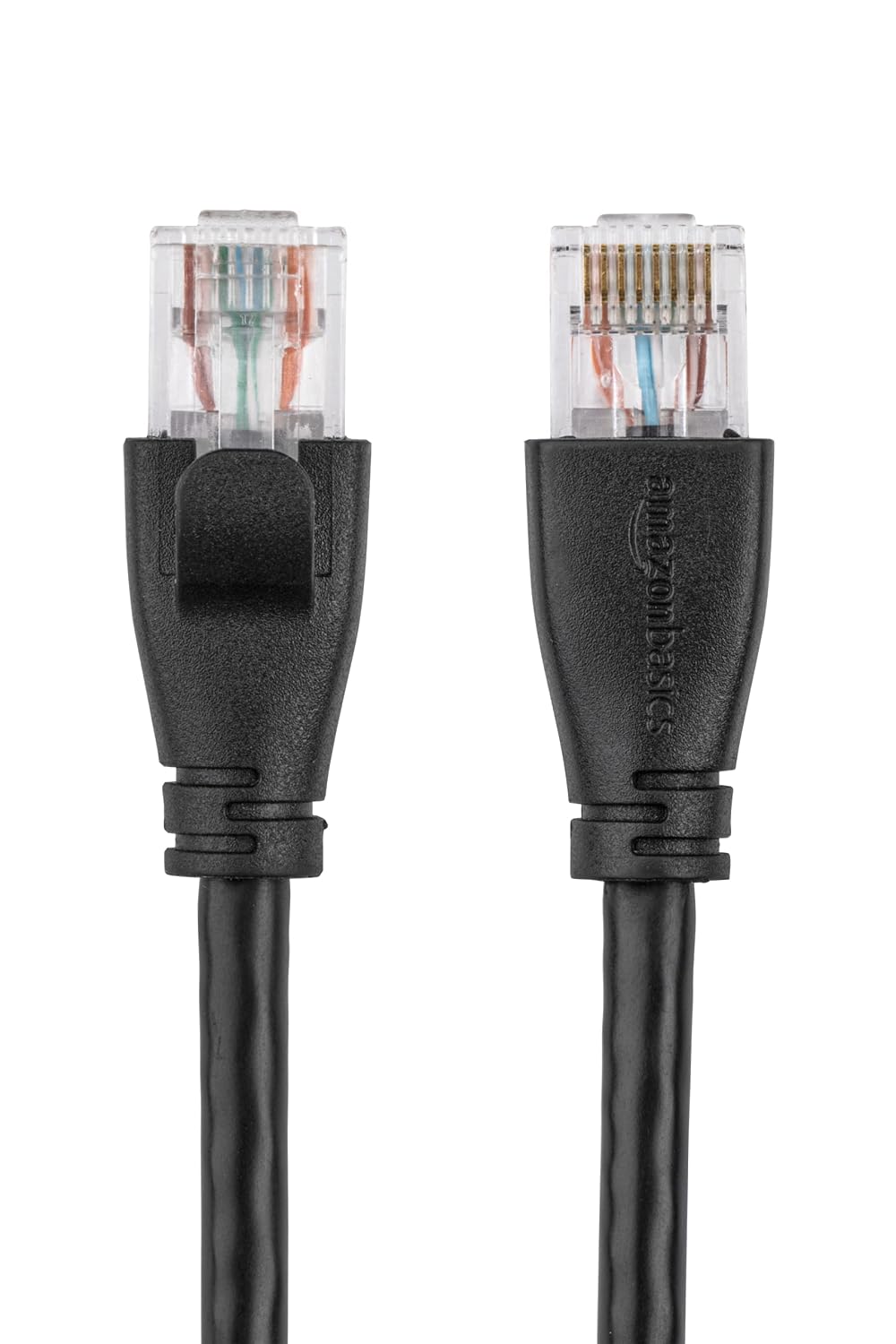 RJ45 Cat-6 1Gbps 25 ft/7.6m, Amazon Basics Ethernet Network Cable for Fast Gaming, Transfer Speed, Gigabit Ethernet