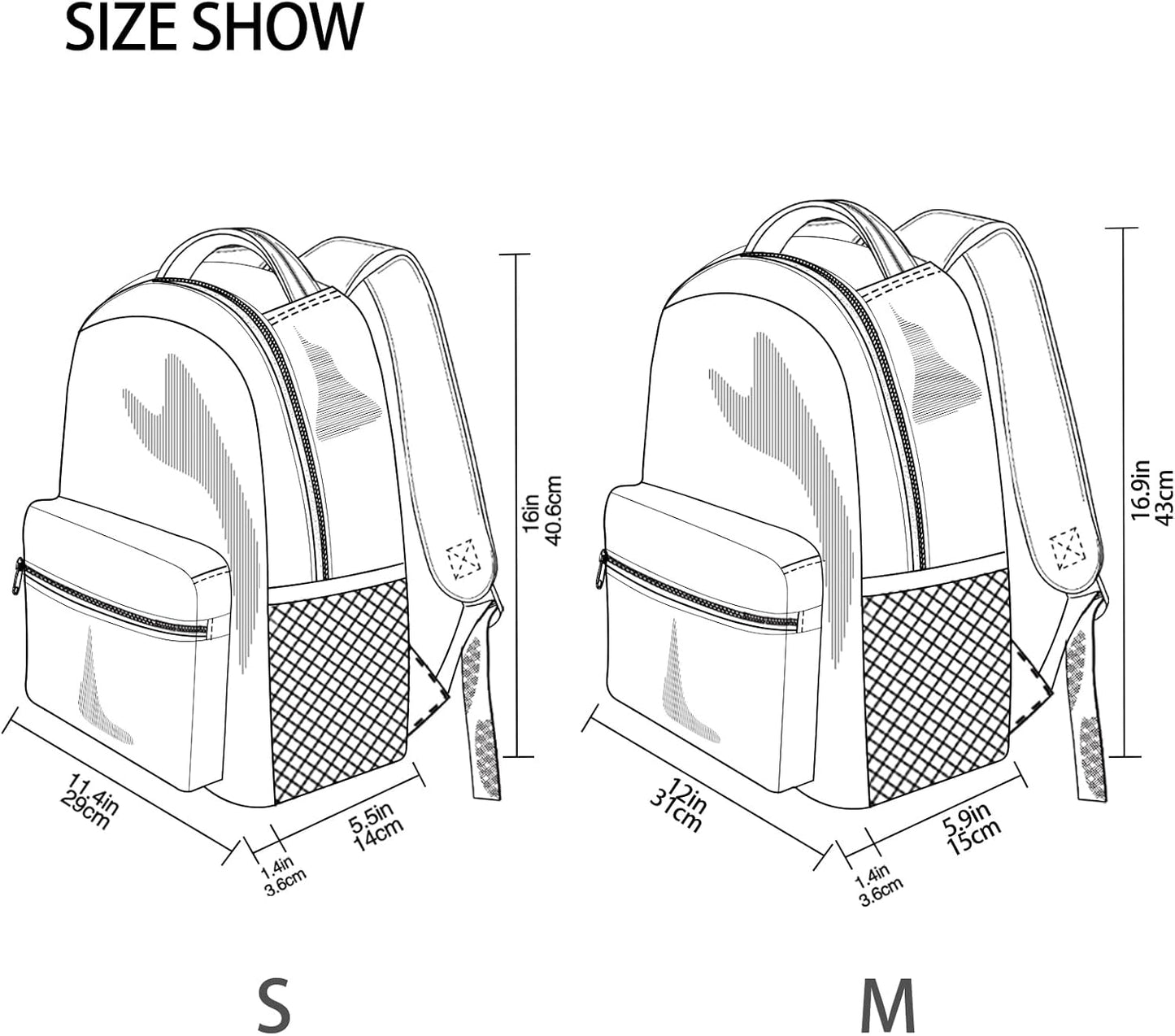 Krafig Backpacks Backpack Daypack Watercolor Cute Lobsters Boys Girls Kids School Bookbag, School Bag Travel