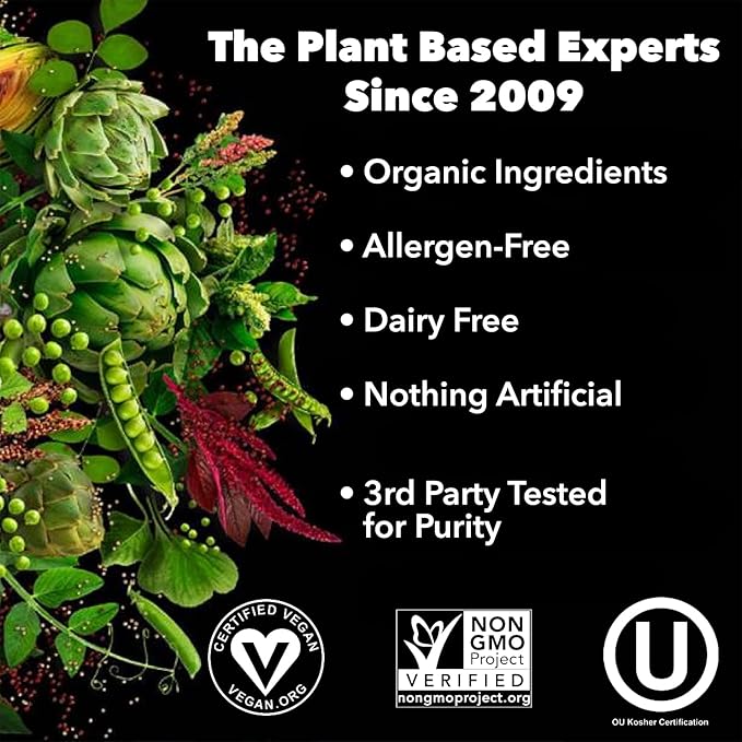 PlantFusion Complete Vegan Protein Powder - Plant Based Protein Powder With BCAAs, Digestive Enzymes and Pea Protein - Keto, Gluten Free, Non-Dairy, No Sugar, Non-GMO - Natural-No Stevia 0.93 lb