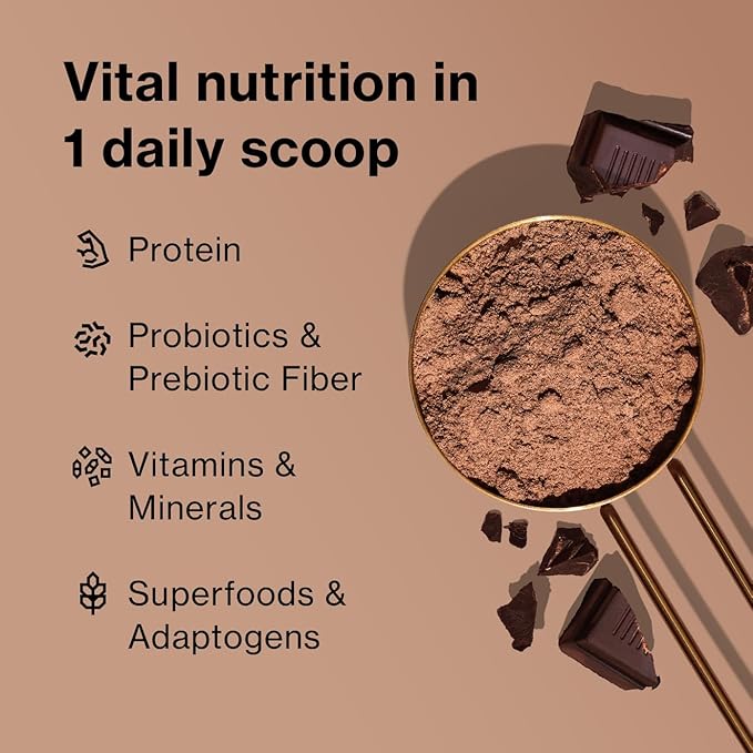 Shakeology 0g Added Sugar Whey Protein Powder Blend, Gluten-Free Shake with Vitamins and Minerals ??Helps Support Healthy Weight Loss, Lean Muscle, Gut Health ??Chocolate, 30 Servings