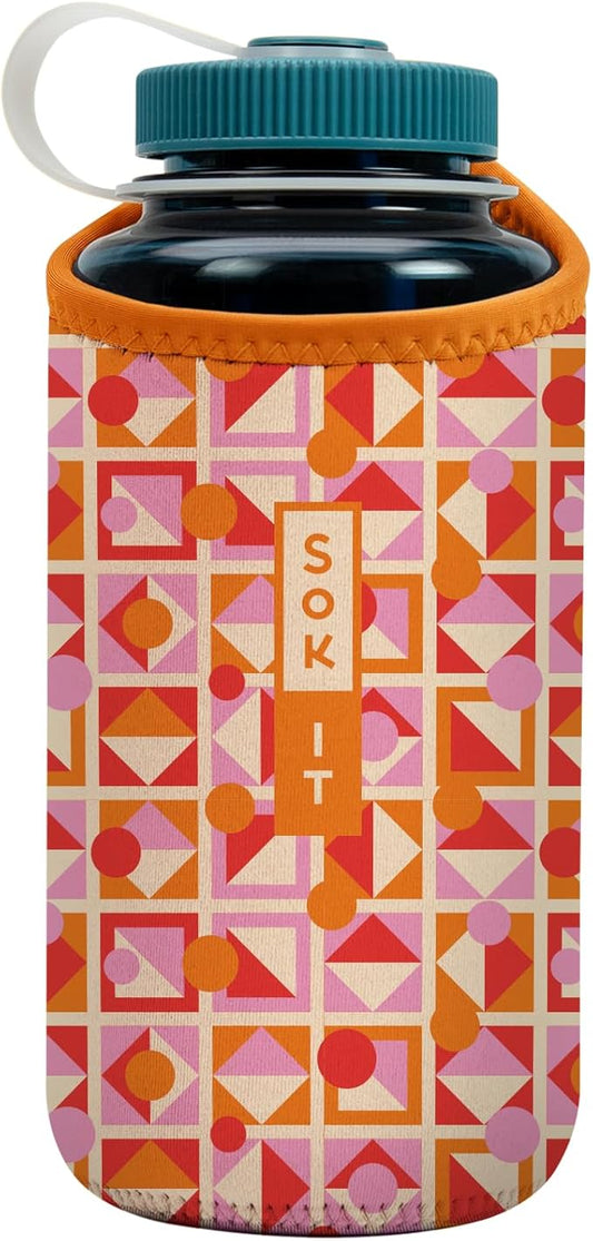 Sok It BotlSok Water Bottle Sleeve Insulated Neoprene Cover (Take Shape, Fits 32oz Nalgene)