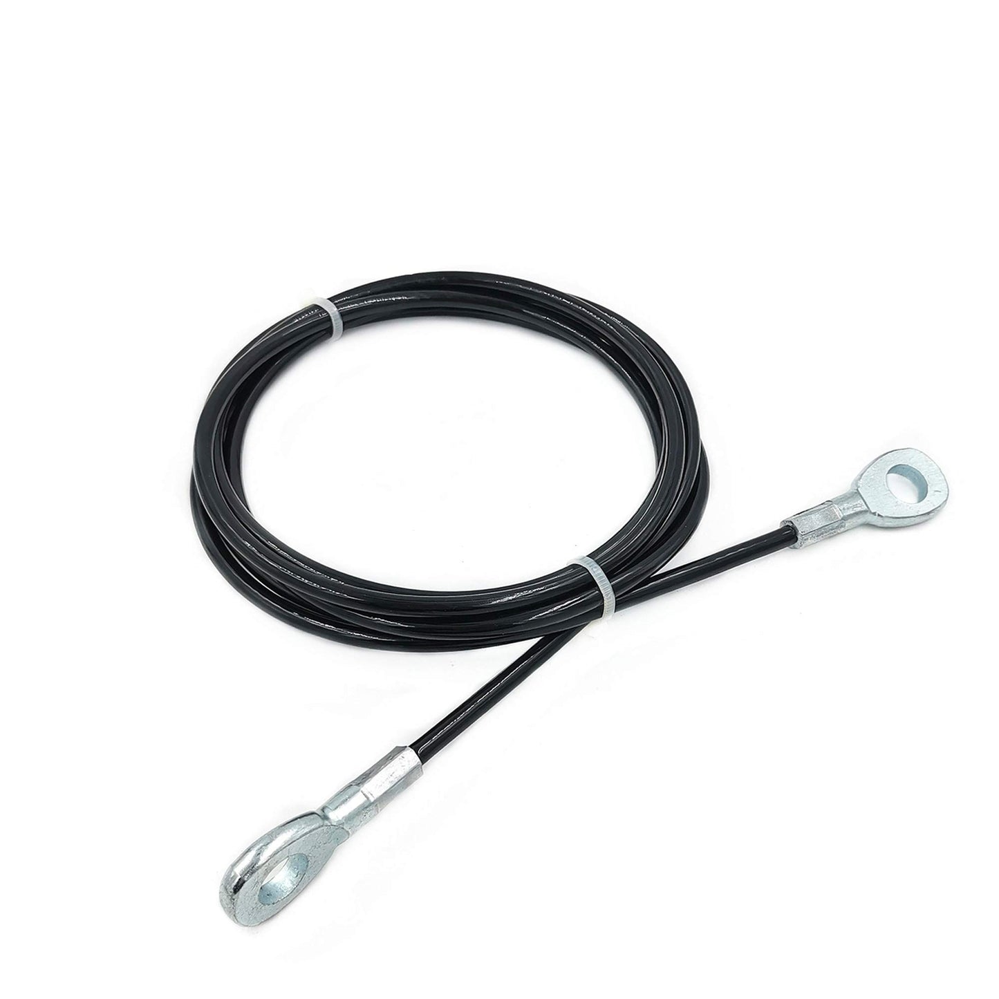 J Bryant Fitness Gym Replacement Cable Fitness Pulley Cable Thick 0.2inch/5mm Heavy Duty Steel Wire Rope for Home Gym Cable Pulley Attachments Machine Accessories (Type-A, 63")