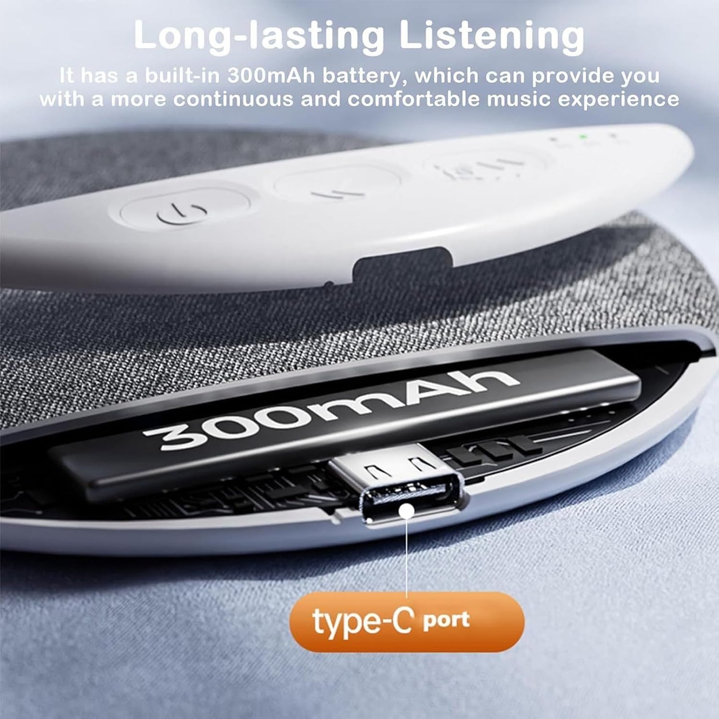 Generic 2026 New Under Pillow Speaker - Bluetooths Pillow Speaker for Sleeping, Mini Bone Conduction Bluetooths