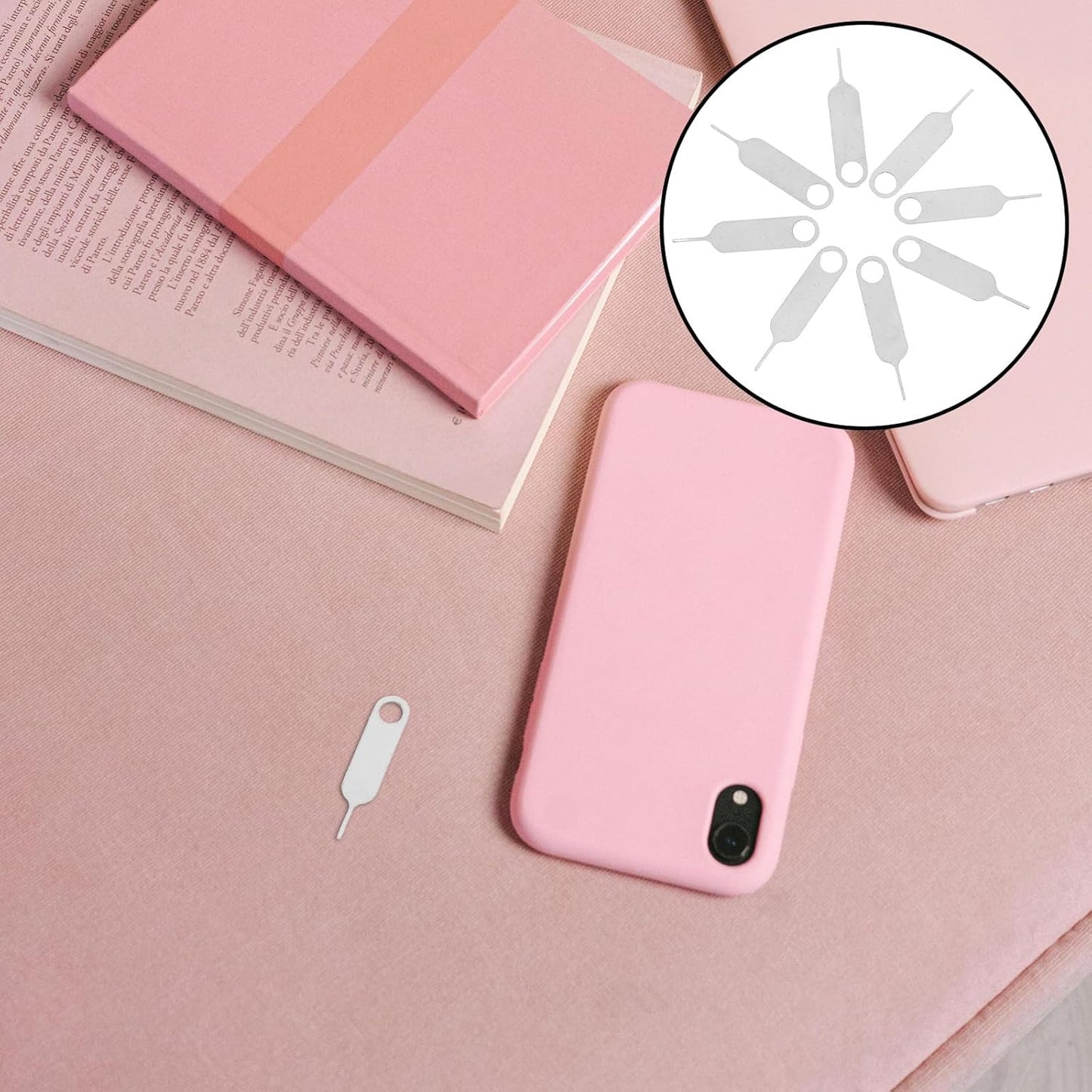 500pcs Pack Stainless Steel Sim Card Removal Tools Universal Mobile Phone Sim Removers Ejector Pins Bulk Ejection