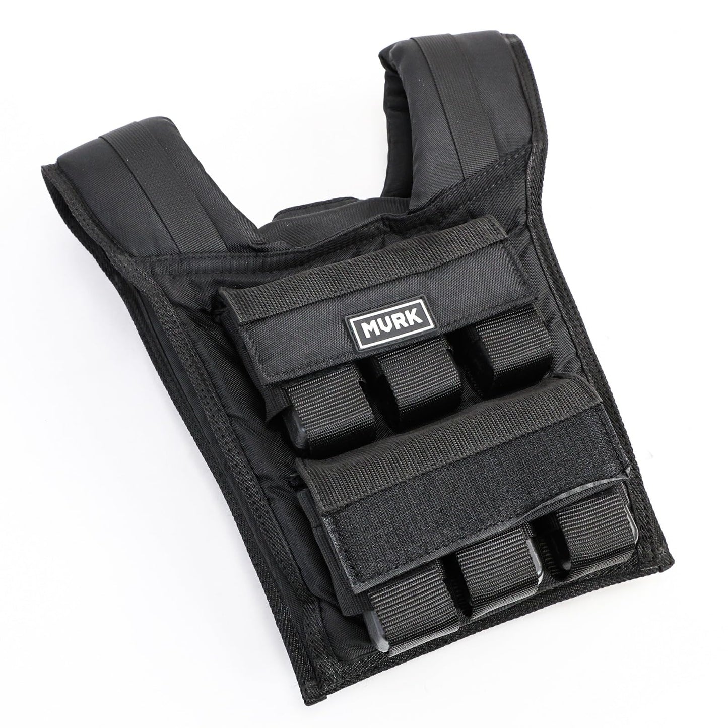 MVRK Adjustable Weighted Vest Men 28 lbs - Weighted Workout Vest With Iron Weights, Heavy Duty Weighted Exercise Vest For Functional Training, Slim Design Weighted Running Vest, Weight Vest for Men