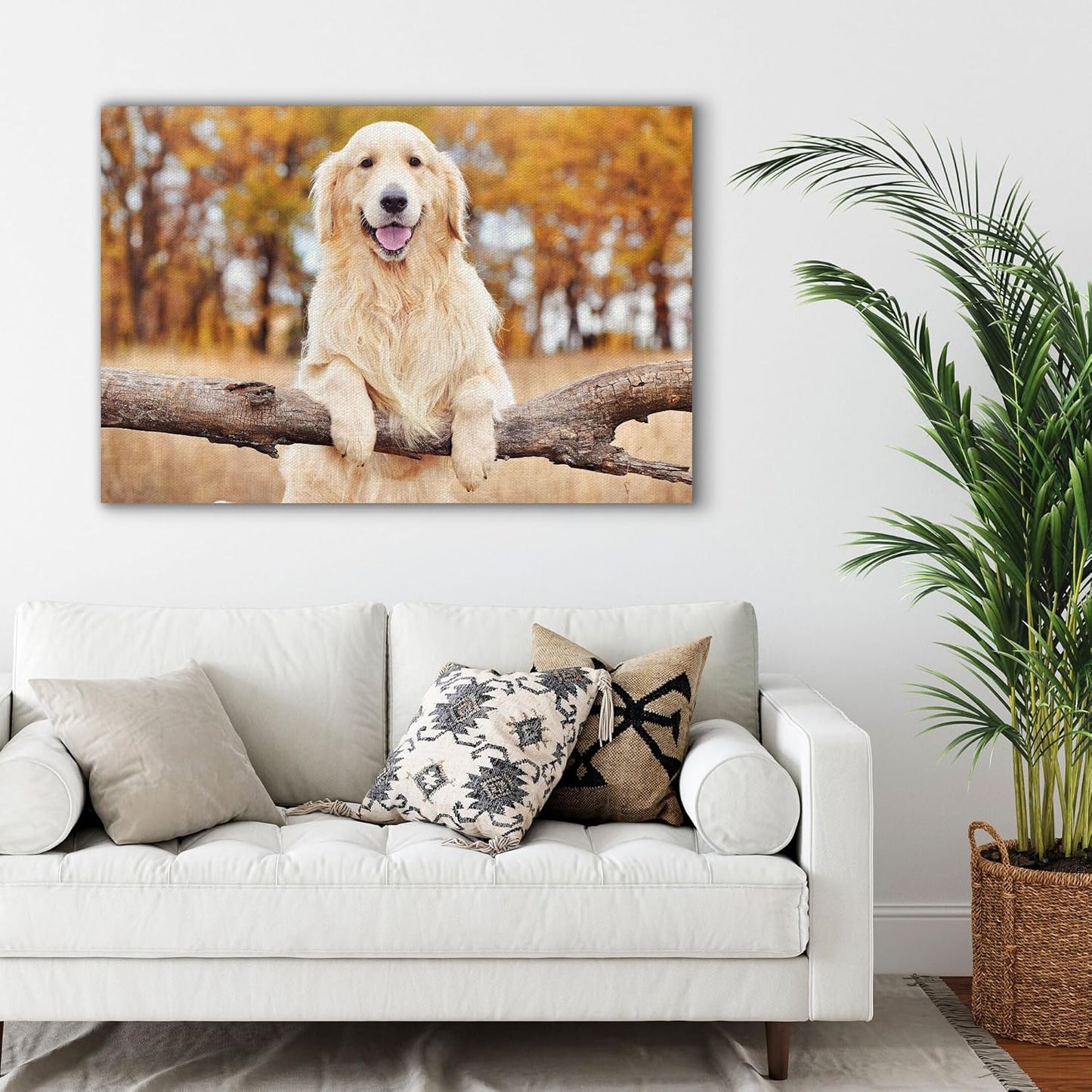 Skiennix Custom Canvas Prints - Personalized Photo Wall Art for Family & Pets | Framed 10x8