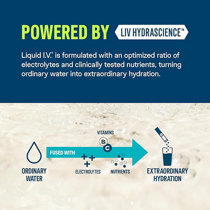 Liquid I.V. Sugar-Free Hydration Multiplier - Lemon Lime – Hydration Powder Packets | Electrolyte Drink Mix | Easy Open Single-Serving Stick | Non-GMO | 14 Sticks