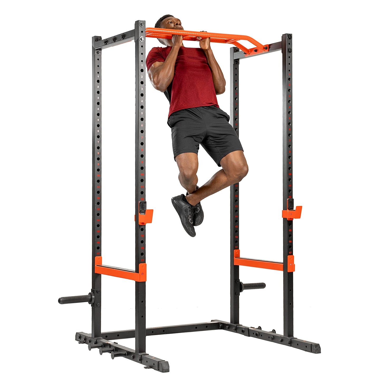 Sunny Health & Fitness Power Zone Strength Rack Power Cage - SF-XF9925, black