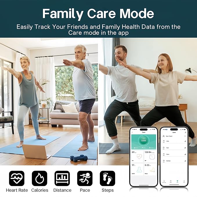 Smart Rings for Women Men,Fitness Tracker Ring,Heart Rate,Blood Oxygen,Blood Pressure,Step Tracker,Sleep Monitoring,No Subscription Fee,IP68 Waterproof Smart Ring for iPhone&Android(Gold 9)