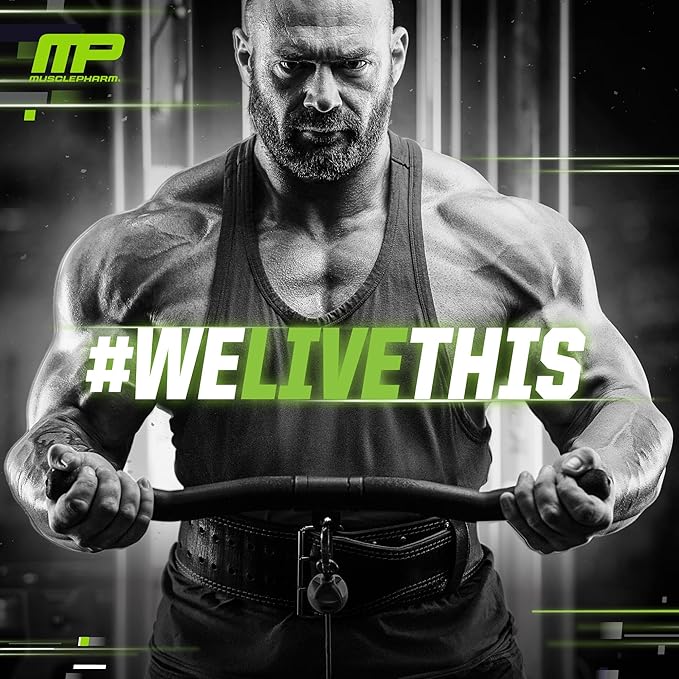 MusclePharm Combat Protein Powder, Vanilla Flavor, Fuels Muscles for Productive Workouts, 5 Protein Sources including Whey Protein Isolate & Egg Albumin, Gluten Free, 4 lb, 52 Servings