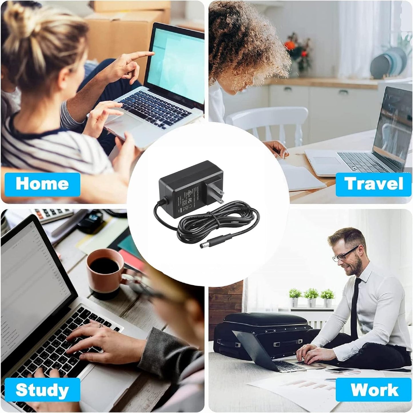 Dysead 4ft SDR-5102 SDR-5102N2T SDR-3102 SDR-3102N SDR-5102N Small AC DC Adapter for DVR CCTV System Digital Video