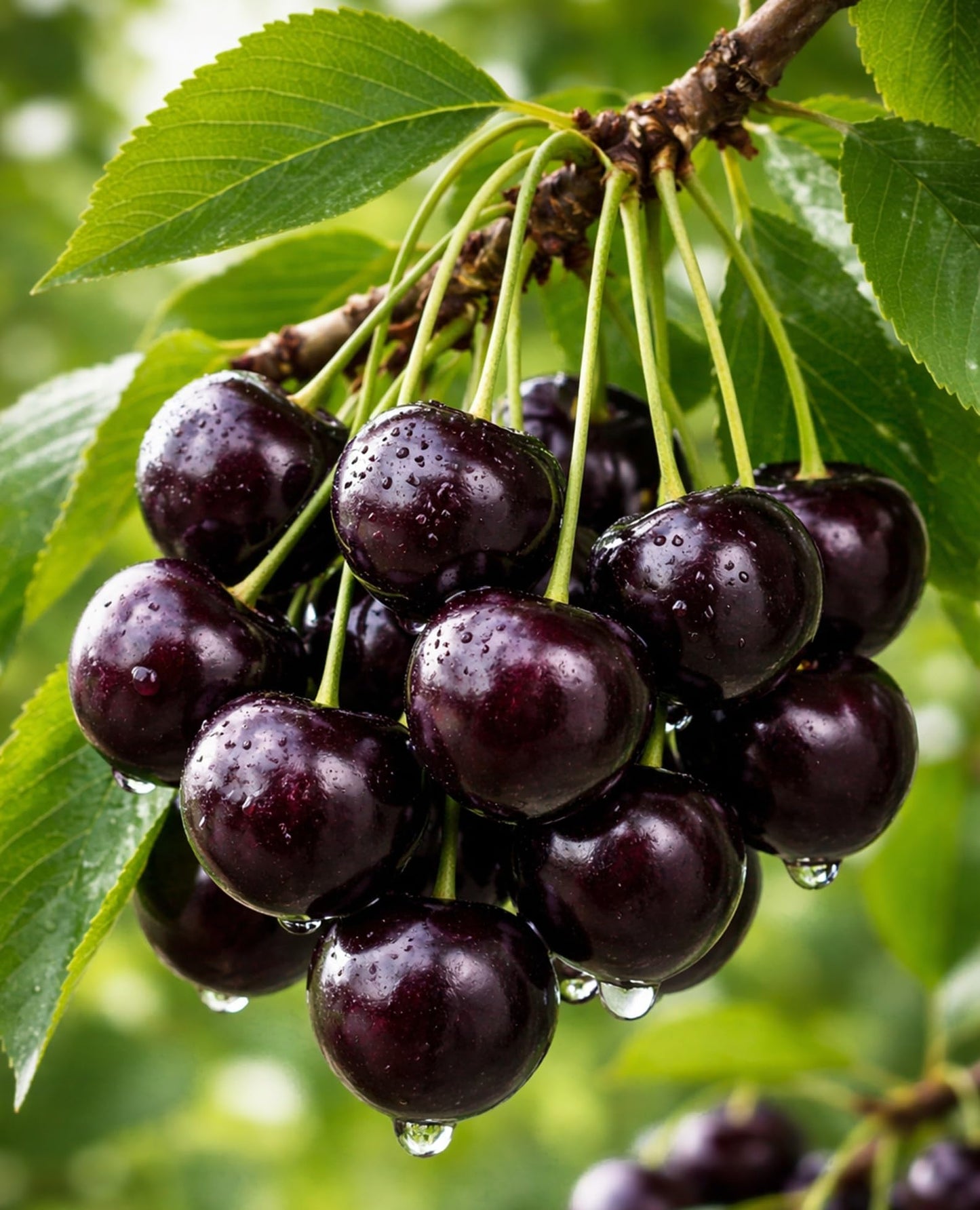 Black Cherry Tree Live Plants 1–2 Ft Tall (Prunus serotina) – Fast Growing Native Fruit Tree – Edible Cherry, Wildlife Habitat & Backyard Orchard Starter Tree (2 Plants)