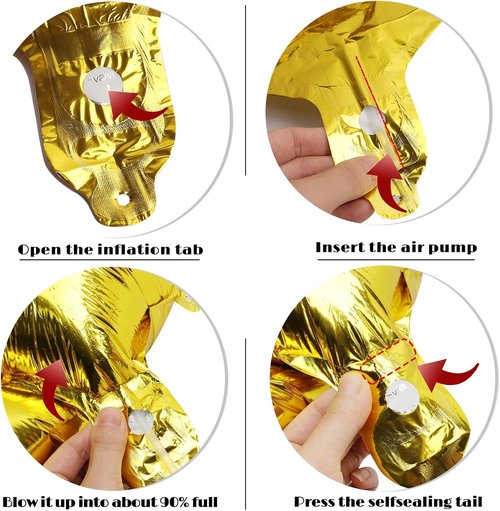 Gold Number 11 Balloon - 40 Inch Metallic Decoration for 11th Birthday Party Supplies